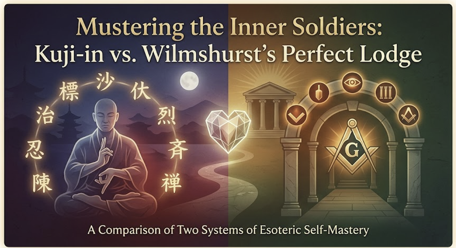 Mustering the Inner Soldiers: A Comparison of Kuji-in and Wilmshurst&rsquo;s Perfect Lodge